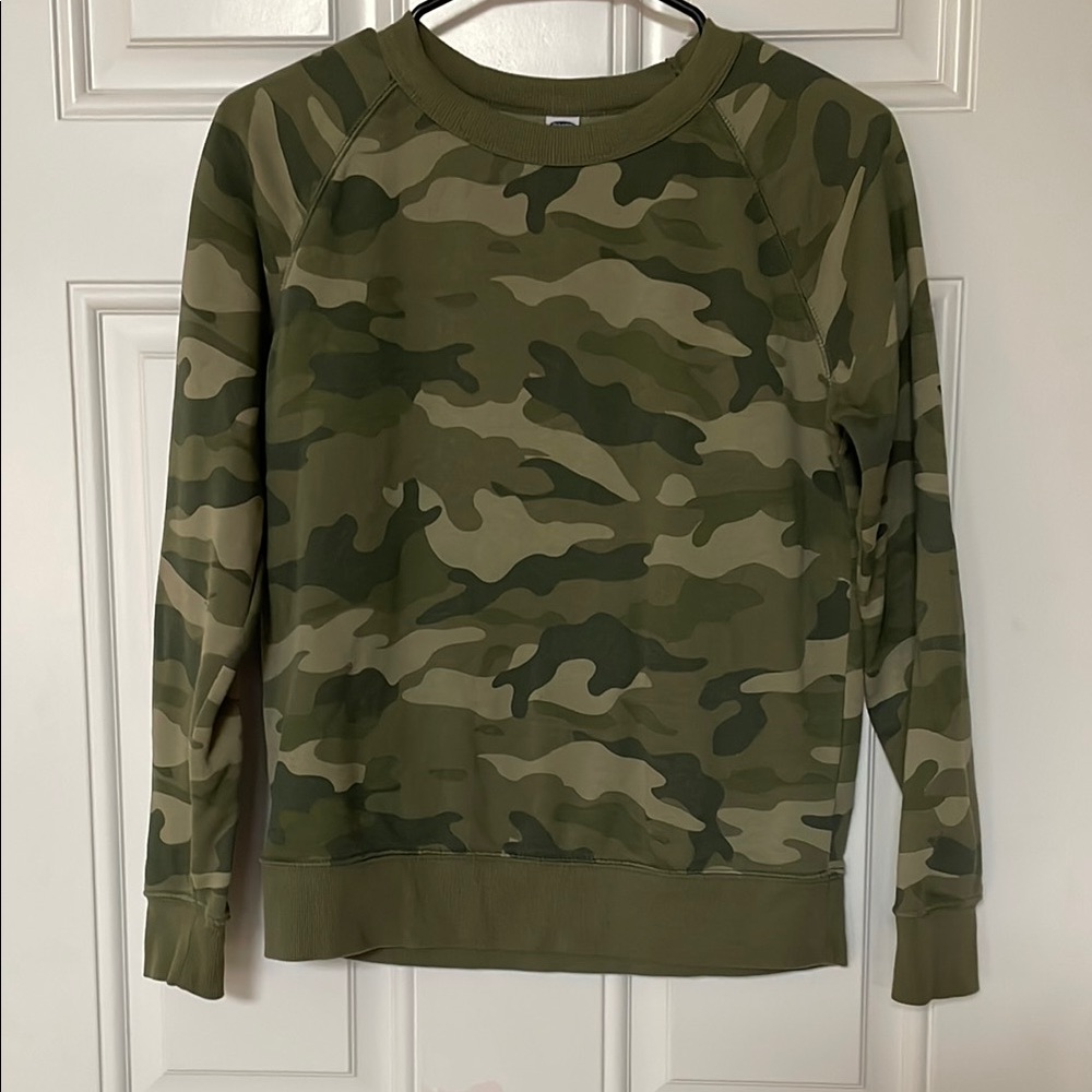 Camo Print Sweatshirt Old Navy XS